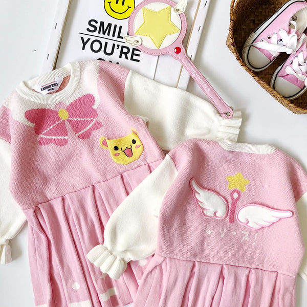 2019 kids dresses for girls cloth angel knit dresses baby girl christmas dress dress elegant tutu dress christmas clothes