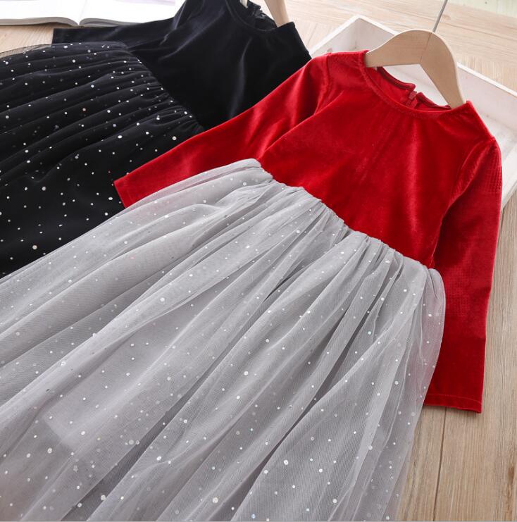 2019 New Children Baby Christmas Dresses , Girls Princess Sweet Clothes 5 pcs/lot, Wholesale