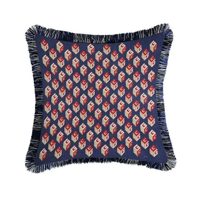 Luxury Classical Design Velvet Tassel Cushion Cover Christmas Hotel Pillow Cover Pillowcase Home Decorative Sofa Throw Pillows