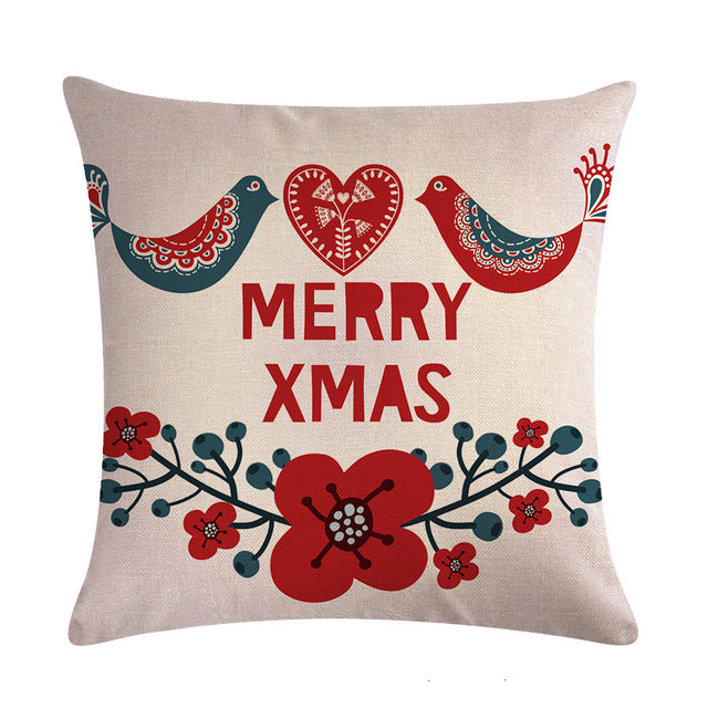 Christmas Theme New Bed Home Decor Pillow Cover Christmas Xmas Decorations Home Pillow Cover Cushion Cover coussin ZY830