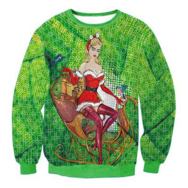 3D Printed Hoodie Sweatshirt Pullover Christmas Costume Gift for Women Men Family Christmas Sweater 2019