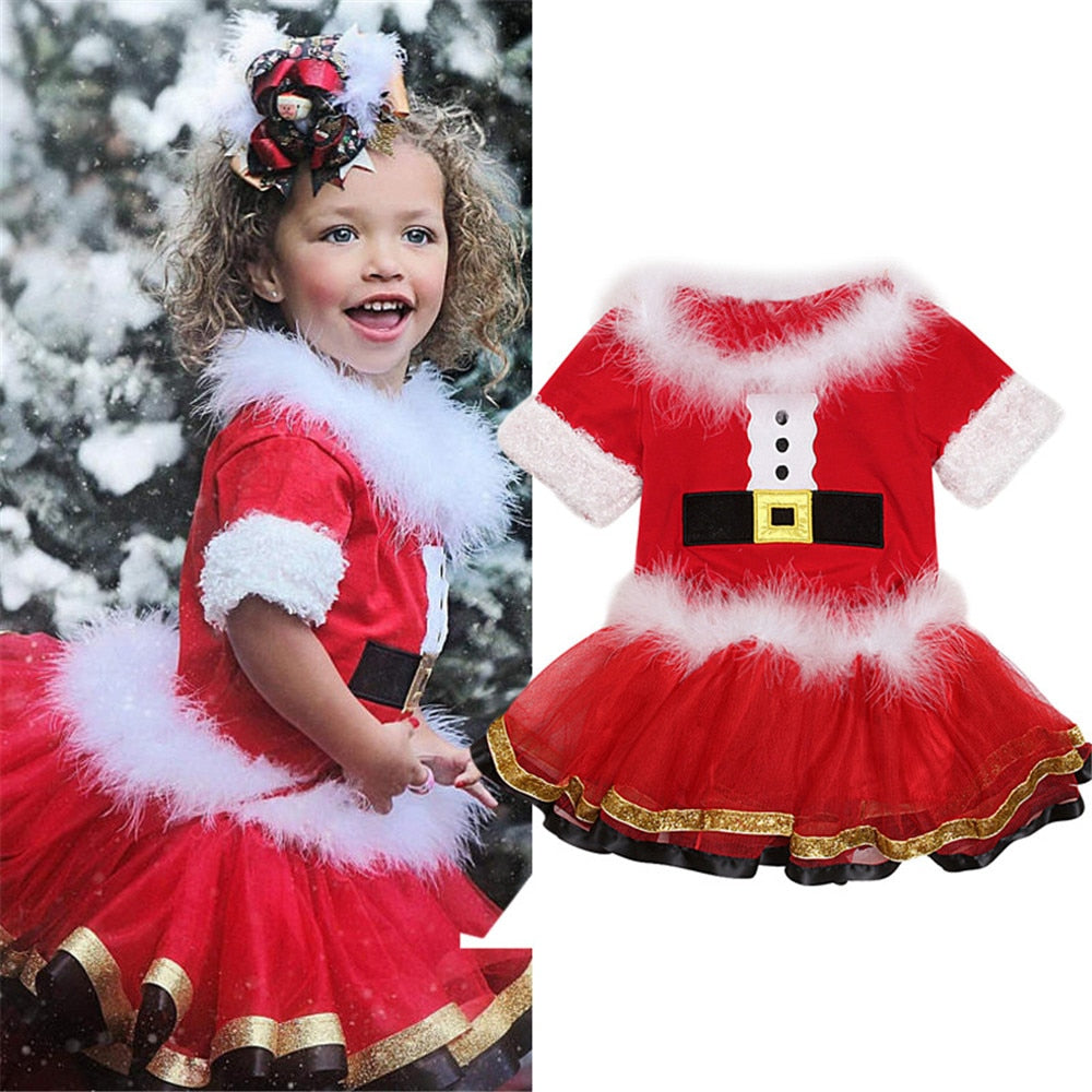 New Years Family Christmas Pajamas Costumes Newborns Toddler Baby Girls Christmas Dress Outfits Party cosplay