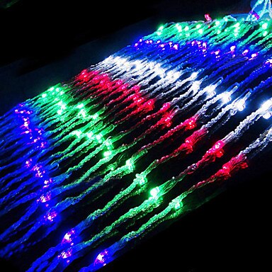 2Mx2M AC110/220V LED Waterfall String Light ,Cristmas Christmas Lights Decoration Holiday Outdoor Free Shipping