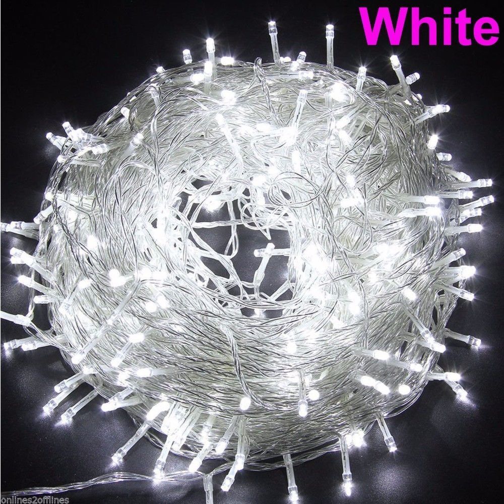 220V EU 100M 600 LED Garland Led Christmas Lights Decoration Wedding Lamp Party Twinkle String Light guirnalda luces de navidad
