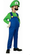 Super Mario Cosplay Costumes Children family Funy Luigi Bros Plumber Purim Costume Fancy Dress Christmas party