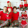 2019 Searist Family Christmas Pajamas Set Father Mother Kids Striped Xmas Pajamas Set Outfits New Year Family Matching Clothes