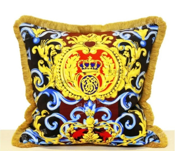 Luxury Velvet Cushion Cover Palace Customize Throw Pillow Covers Club Company Christmas Gift