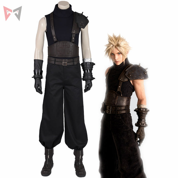 Hot Game Final Fantasy VII Auction Cloud Strifecosplay costume Family Nubu Wrestling Purim Christmas Party set custom made