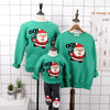 Cosplay winter red christmas plus velvet sweater dog print family clothing for kids adult men women girls boys Sweatshirts