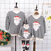 Cosplay winter red christmas plus velvet sweater dog print family clothing for kids adult men women girls boys Sweatshirts