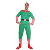 Eraspooky 2019 Green Christmas Elf Costume Dress Adult Santa Claus Cosplay Family Matching Clothes Kids New Year Party Outfit