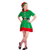 Eraspooky 2019 Green Christmas Elf Costume Dress Adult Santa Claus Cosplay Family Matching Clothes Kids New Year Party Outfit