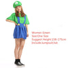 Halloween Super Mario Bros Cosplay Costume Family Matching Clothes Luigi Mario Costume Children Cosplay Christmas Party Wear