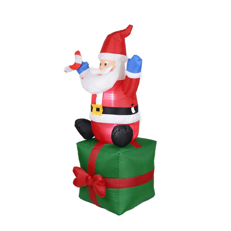Inflatable Santa Claus Light Inflatable Christmas Decoration Garden Inflatable Toys Outdoor Toys