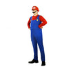 New Super Mario Cosplay Costumes Kids Adult Funy Luigi Bros Plumber Purim Cartoon Fancy Ball Dress Family Christmas Party Suit