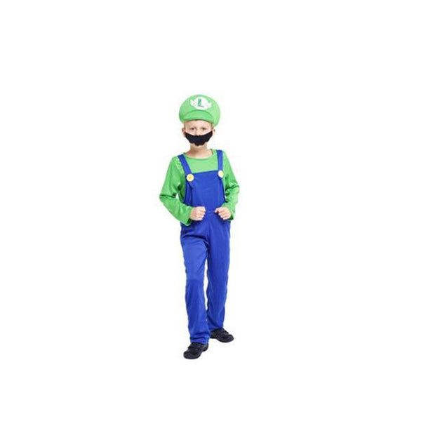 Cosplay Super Mario Costume Luigi Bros Cosplay Anime Clothes Jumpsuit Sets Halloween Christmas Family Party Super Mario Cos