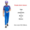 Adult Halloween Super Mario Costumes Cosplay Children family Funy Luigi Bros Plumber Purim Costume Fancy Christmas party Dress