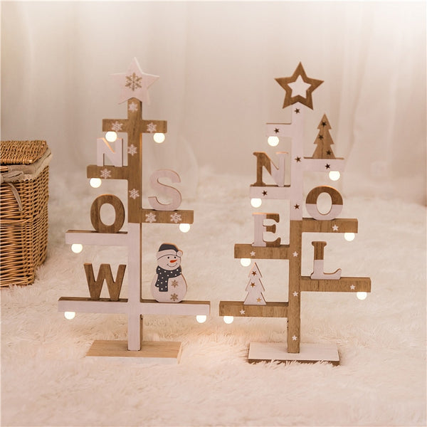 NOEL lighting lamp Christmas Father decorations Snow star tree warm white holiday decorative lighting wedding birthday party