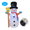 2019 Newest Christmas Light Rotating Inflatable Lamp Christmas Snowman Mold For Courtyard Decorations