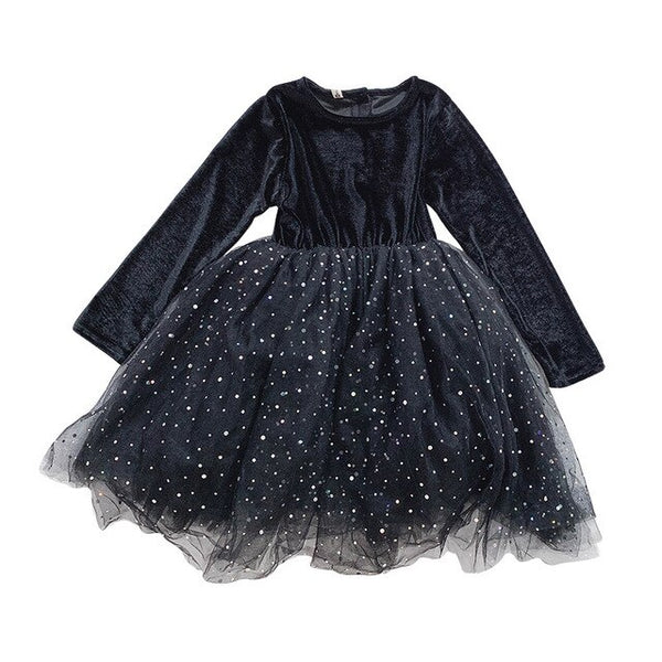 christmas clothes baby girl halloween party dress princess costume kids dresses for girls  winter 2019 long sleeve tutu dress bl