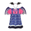 Baby Girls Maleficent Vampire Vampirina Chidren Minnie Mickey Mouse Dress Kids Halloween Christmas Birthday Clothes and Headwear