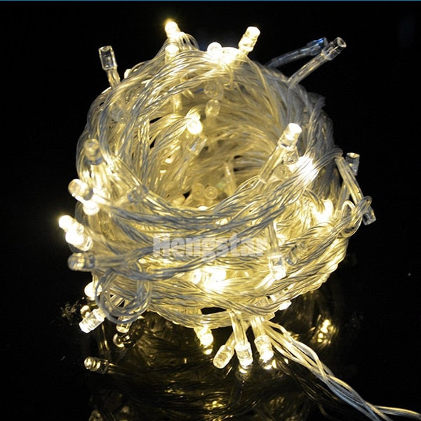 Holiday light outdoor waterproof EU/US Plug christmas light decoration free shipping 10m led strings light