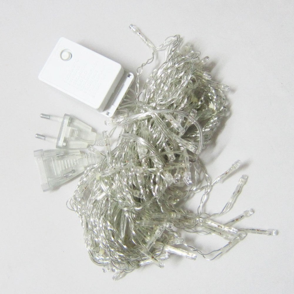 New Year! 4M 110V/220V 96 LED Icicle String Light ,Fairy Christmas Lights Decoration Holiday Xmas Outdoor fairy lights