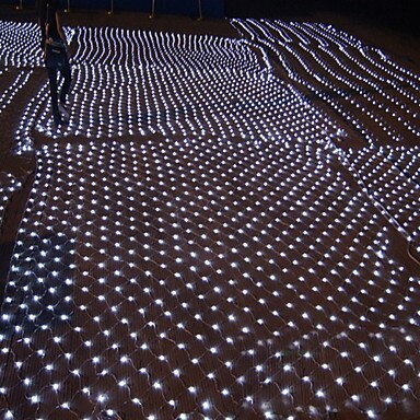 New Year! 6Mx4M AC220V  LED Net String Light ,Fairy Christmas Lights Decoration Holiday Party Outdoor  Free Shipping