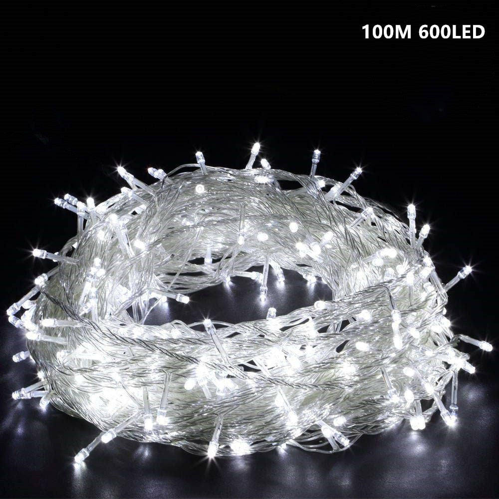 100m 600leds Outdoor Holiday Led Christmas Lights led string lights decoration for party holiday wedding Garland