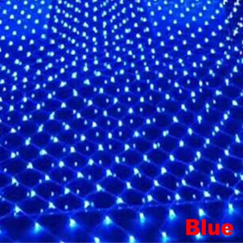 EU AC 220V 4Mx6M 750Leds LED Fishing Net Mesh Fairy String Net Lights for Christmas Party Wedding Outdoor Garland Decoration