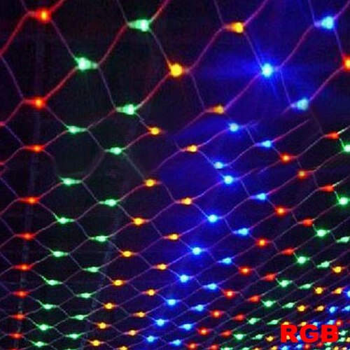 EU AC 220V 4Mx6M 750Leds LED Fishing Net Mesh Fairy String Net Lights for Christmas Party Wedding Outdoor Garland Decoration