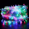 Waterproof AC 220V 100M Christmas Fairy String Lights 600LEDS Xmas Home Wedding Party Garland lamp holiday Decoration lighting