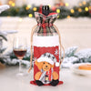 Drawstring Christmas Wine Bottle Cover Bags Holiday Home Party Decoration Santa Claus/Snowman/Elk/Bear