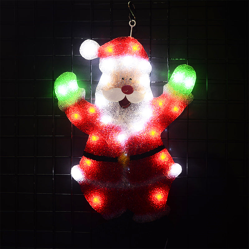 24V Christmas dancing Santa clause EVA festival lights - 22 in. Tall luces de navidad holiday motif light room decor lights