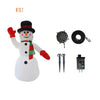 2.4M Height Christmas Blower Party Light Supplies Christmas Inflatable Light for Outdoor Party Snowman Home Decoration