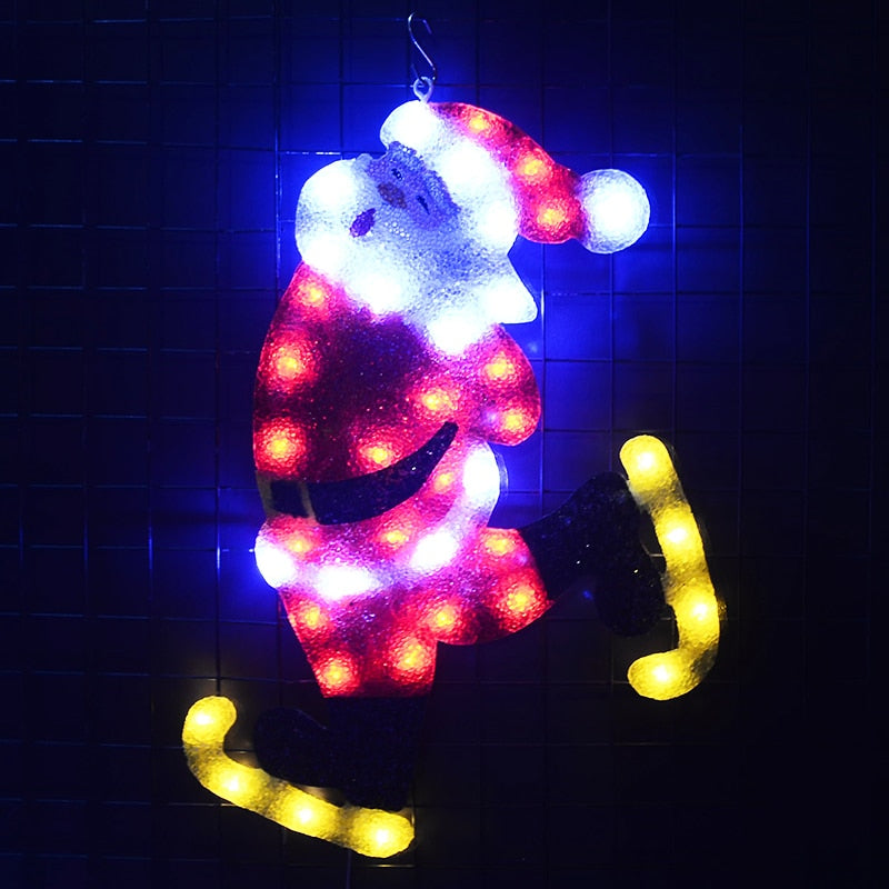 2D xmas light Santa clause - 21 in. Tall, 24V led lights decoration christmas lights outdoor decor home navidad 2018