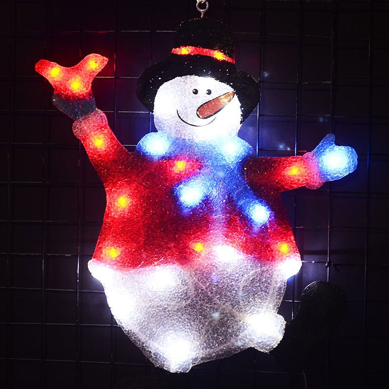 2D xmas snowman festival light - 20.5 in. Tall party light outdoor led christmas lights luces navidad exterior