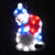 Toprex 2D navidad snowman snowball xmas led lights decoration christmas window light home decoration lights