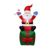 1.8m Party Lawn Inflatable With Fan Ornament Christmas Decor Kit Home Outdoor Garden Yard Gift Santa Claus Led Lighting Props