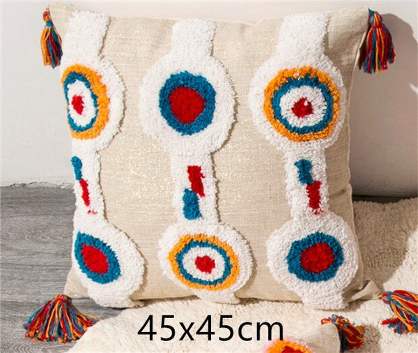 Handmade Pillow Cushion Cover 3D Embroidery Housse De Coussin Cojines Decorativos Para Sofa Christmas Decorations For Home