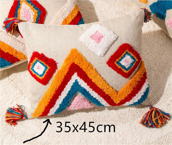 Handmade Pillow Cushion Cover 3D Embroidery Housse De Coussin Cojines Decorativos Para Sofa Christmas Decorations For Home