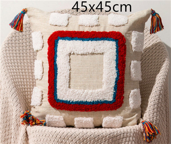 Handmade Pillow Cushion Cover 3D Embroidery Housse De Coussin Cojines Decorativos Para Sofa Christmas Decorations For Home