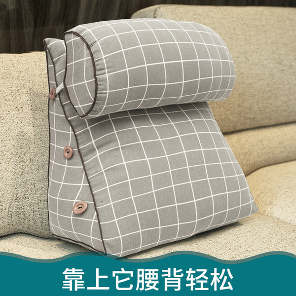 Bedside Cushion Large Back Tatami Sofa Pillow Pillow Waist Pillow Triangle Cushion Pillow Christmas Pillow Covers 50C018