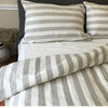 2pcs Striped French Washed Linen Pillowcase Vintage Pure Flax Linen Pillow case Christmas Pillow cases Cover Linen Bedding