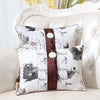 Luxury Tassel Clover Cypress Fabric Cover Cushion Pillow Case Christmas Home Decor Chinese style Lumbar Pillow Cover Sofa Chair