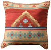 Wool Kilim Floral Pillow / Cushion Cover Handmade Woven Bed Head Cushions New Wool Woolen Needlepoint Christmas Round Cushion