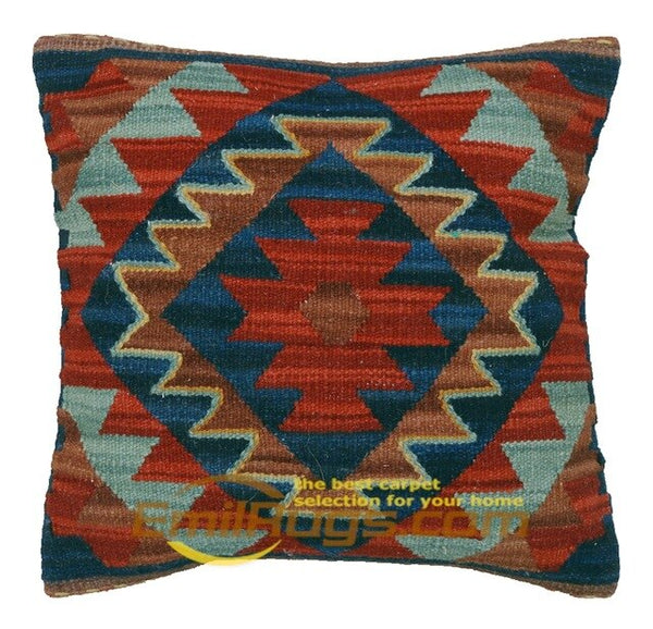 Wool Kilim Floral Pillow / Cushion Cover Handmade Woven Bed Head Cushions New Wool Woolen Needlepoint Christmas Round Cushion