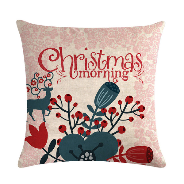 Christmas Theme  New Bed Home Decor Pillow Cover Christmas Xmas Decorations Home Pillow Cover Cushion Cover coussin ZY830