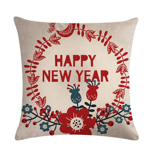 Christmas Theme  New Bed Home Decor Pillow Cover Christmas Xmas Decorations Home Pillow Cover Cushion Cover coussin ZY830