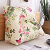 Simple Bed Cushion Triangle Single Household Sofa Canvas Back Cushion Soft Bag Bed Pillow Back  Christmas Cushion Covers 50C032